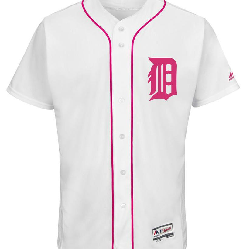 pink detroit tigers jersey